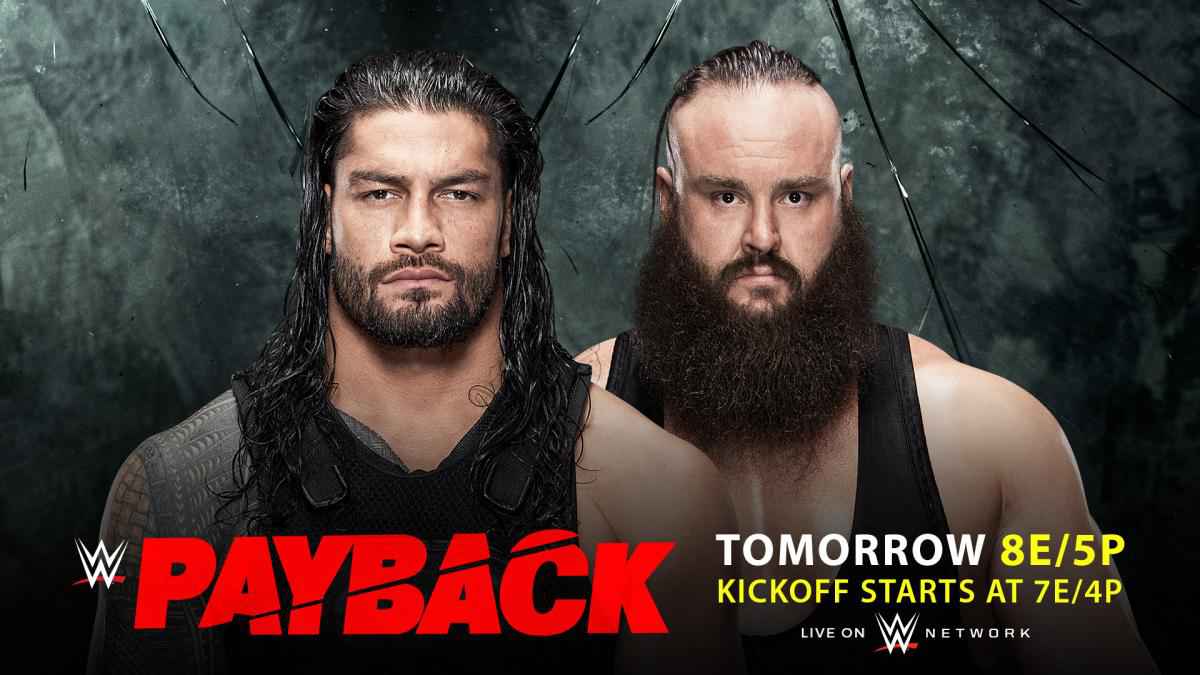 WWE Payback 2017 PPV HDTV Sunday 30 April 2017 Full Movie